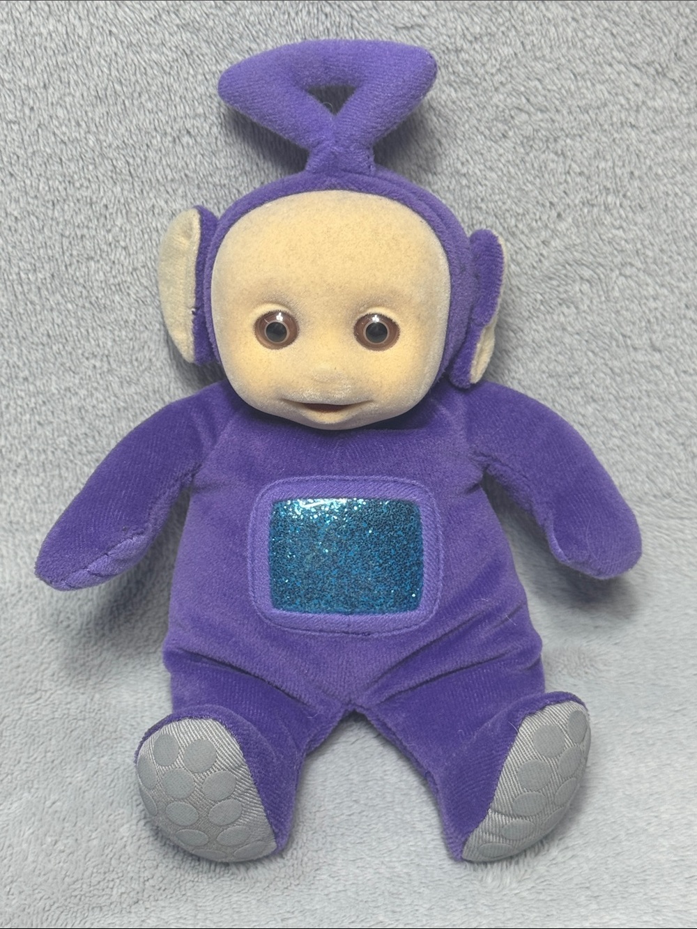 Eden Teletubbies Purple Tinky Winky Plush 1998 8" Beanbag Toy Vintage Stuffed
